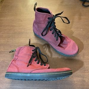 Doc Martens shoreditch canvas shoes size 9